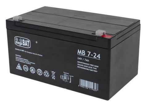 Akumulator żelowy 24V/7Ah do pojazdów elektrycznych dla dzieci Część zapasowa Akumulator żelowy 24V/7Ah do pojazdów elektrycznych dla dzieci Część zapasowa