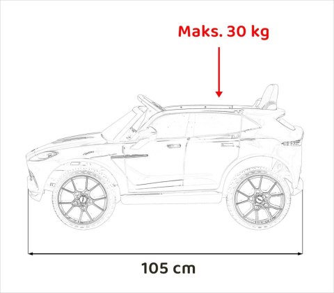 Pojazd Aston Martin DBX Biały Pojazd Aston Martin DBX Biały