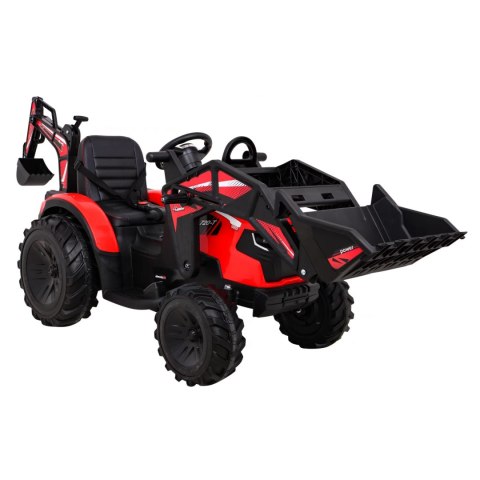 Pojazd Traktor Z Przyczepą 720-T Czerwony Pojazd Traktor Z Przyczepą 720-T Czerwony
