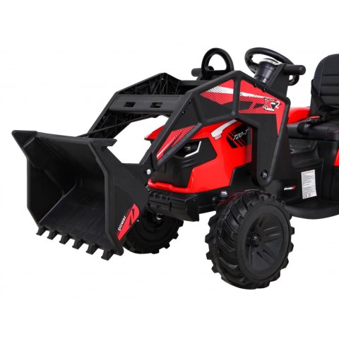 Pojazd Traktor Z Przyczepą 720-T Czerwony Pojazd Traktor Z Przyczepą 720-T Czerwony