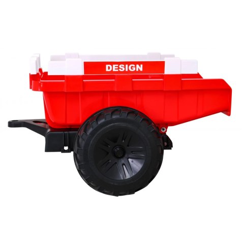 Pojazd Traktor Z Przyczepą 720-T Czerwony Pojazd Traktor Z Przyczepą 720-T Czerwony
