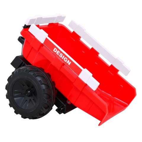Pojazd Traktor Z Przyczepą 720-T Czerwony Pojazd Traktor Z Przyczepą 720-T Czerwony