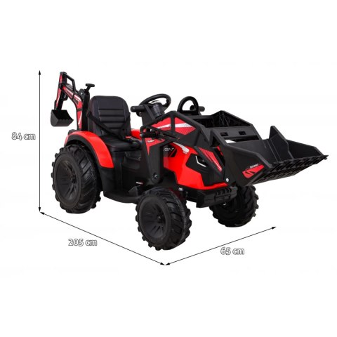 Pojazd Traktor Z Przyczepą 720-T Czerwony Pojazd Traktor Z Przyczepą 720-T Czerwony