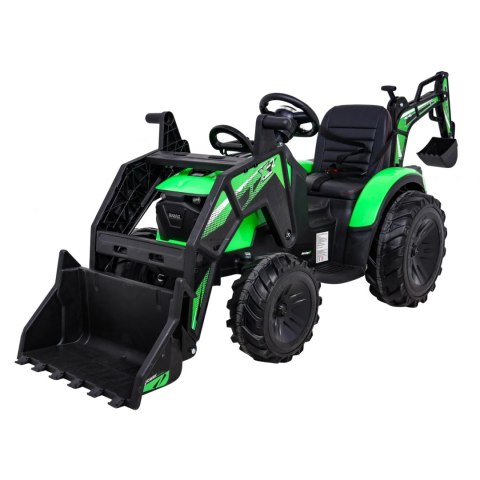 Pojazd Traktor Z Przyczepą 720-T Zielony Pojazd Traktor Z Przyczepą 720-T Zielony