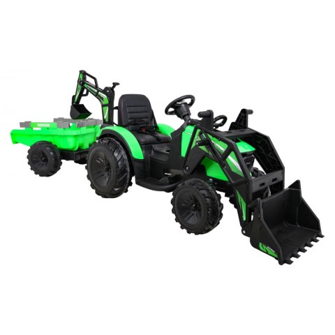 Pojazd Traktor Z Przyczepą 720-T Zielony Pojazd Traktor Z Przyczepą 720-T Zielony