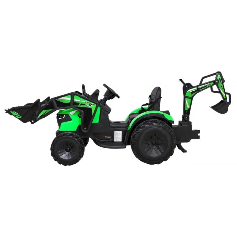 Pojazd Traktor Z Przyczepą 720-T Zielony Pojazd Traktor Z Przyczepą 720-T Zielony