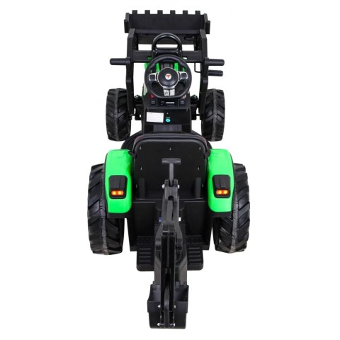 Pojazd Traktor Z Przyczepą 720-T Zielony Pojazd Traktor Z Przyczepą 720-T Zielony