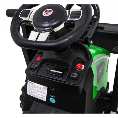 Pojazd Traktor Z Przyczepą 720-T Zielony Pojazd Traktor Z Przyczepą 720-T Zielony
