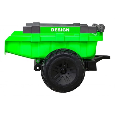 Pojazd Traktor Z Przyczepą 720-T Zielony Pojazd Traktor Z Przyczepą 720-T Zielony