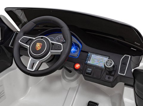 Porsche Cayenne S na akumulator dla dzieci Lakier Biały + Pilot + Wolny START + EVA + Audio LED Porsche Cayenne S na akumulator dla dzieci Lakier Biały + Pilot + Wolny START + EVA + Audio LED
