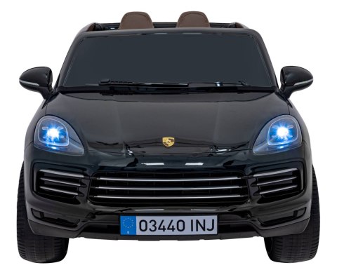 Porsche Cayenne S na akumulator dla dzieci Lakier Czarny + Pilot + Wolny START + EVA + Audio LED Porsche Cayenne S na akumulator dla dzieci Lakier Czarny + Pilot + Wolny START + EVA + Audio LED
