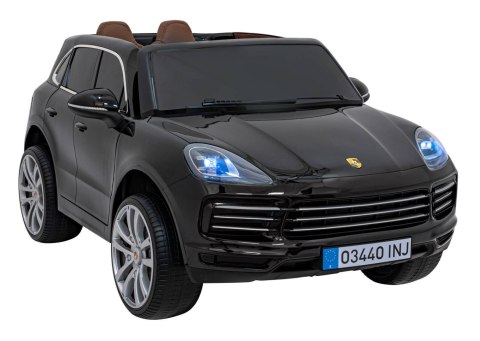 Porsche Cayenne S na akumulator dla dzieci Lakier Czarny + Pilot + Wolny START + EVA + Audio LED Porsche Cayenne S na akumulator dla dzieci Lakier Czarny + Pilot + Wolny START + EVA + Audio LED