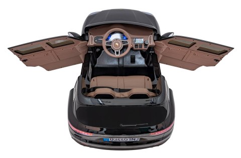 Porsche Cayenne S na akumulator dla dzieci Lakier Czarny + Pilot + Wolny START + EVA + Audio LED Porsche Cayenne S na akumulator dla dzieci Lakier Czarny + Pilot + Wolny START + EVA + Audio LED