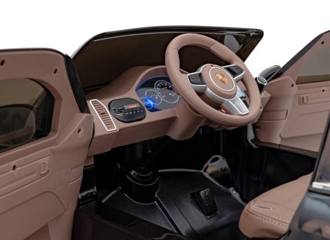 Porsche Cayenne S na akumulator dla dzieci Lakier Czarny + Pilot + Wolny START + EVA + Audio LED Porsche Cayenne S na akumulator dla dzieci Lakier Czarny + Pilot + Wolny START + EVA + Audio LED