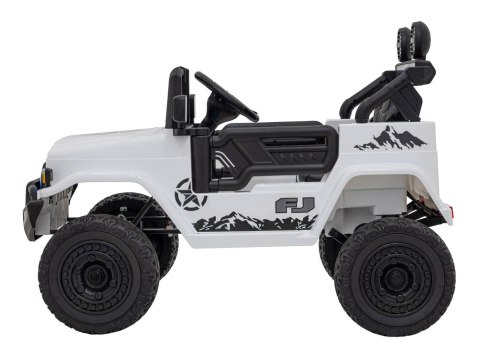 Toyota FJ Cruiser dla dzieci Biały + Pilot + Napęd 4x4 + Audio LED + EVA + Wolny Start Toyota FJ Cruiser dla dzieci Biały + Pilot + Napęd 4x4 + Audio LED + EVA + Wolny Start