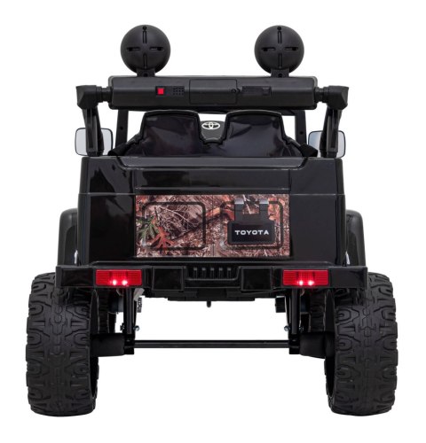 Toyota FJ Cruiser dla dzieci Czarny Liście + Pilot + Napęd 4x4 + Audio LED + EVA + Wolny Start Toyota FJ Cruiser dla dzieci Czarny Liście + Pilot + Napęd 4x4 + Audio LED + EVA + Wolny Start