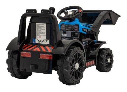 Traktor Spychacz G320 dla najmłodszych dzieci Niebieski + Ruchoma łyżka + Melodie + Klakson + Światła LED Traktor Spychacz G320 dla najmłodszych dzieci Niebieski + Ruchoma łyżka + Melodie + Klakson + Światła LED