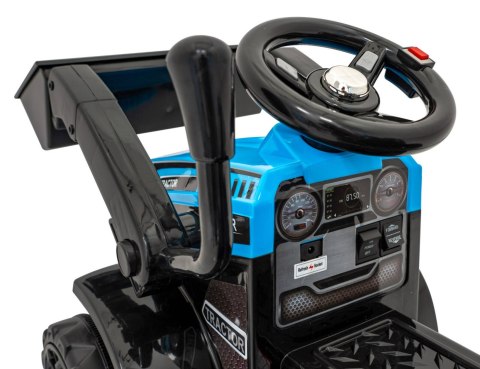 Traktor Spychacz G320 dla najmłodszych dzieci Niebieski + Ruchoma łyżka + Melodie + Klakson + Światła LED Traktor Spychacz G320 dla najmłodszych dzieci Niebieski + Ruchoma łyżka + Melodie + Klakson + Światła LED