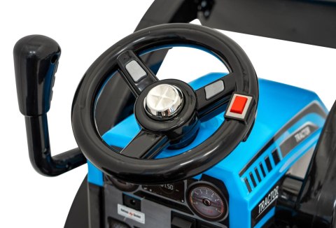 Traktor Spychacz G320 dla najmłodszych dzieci Niebieski + Ruchoma łyżka + Melodie + Klakson + Światła LED Traktor Spychacz G320 dla najmłodszych dzieci Niebieski + Ruchoma łyżka + Melodie + Klakson + Światła LED