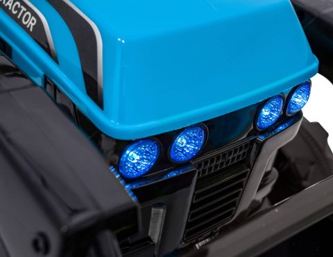 Traktor Spychacz G320 dla najmłodszych dzieci Niebieski + Ruchoma łyżka + Melodie + Klakson + Światła LED Traktor Spychacz G320 dla najmłodszych dzieci Niebieski + Ruchoma łyżka + Melodie + Klakson + Światła LED