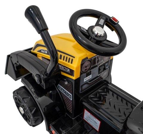 Traktor Spychacz G320 dla najmłodszych dzieci Żółty + Ruchoma łyżka + Melodie + Klakson + Światła LED Traktor Spychacz G320 dla najmłodszych dzieci Żółty + Ruchoma łyżka + Melodie + Klakson + Światła LED