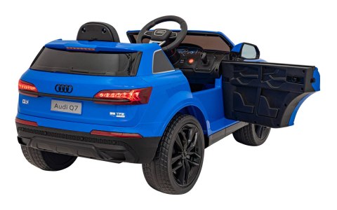 Pojazd Audi Q7 NEW LIFT Niebieski Pojazd Audi Q7 NEW LIFT Niebieski