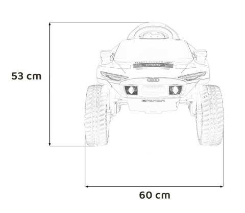 Pojazd Audi RSQ E-TRON Szary Pojazd Audi RSQ E-TRON Szary