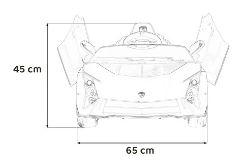 Pojazd Lamborghini Invencible Czerwony Pojazd Lamborghini Invencible Czerwony