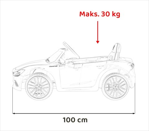 Pojazd Maserati Ghibli Czerwony Pojazd Maserati Ghibli Czerwony