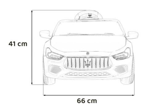 Pojazd Maserati Ghibli Czerwony Pojazd Maserati Ghibli Czerwony