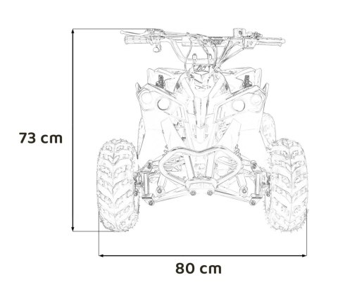 Pojazd Quad Spalinowy RENEGADE HIPERFECT 110CC Żółty Pojazd Quad Spalinowy RENEGADE HIPERFECT 110CC Żółty