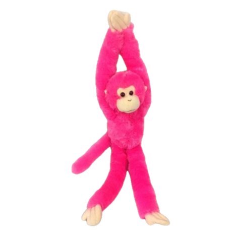 Maskotka Przytulanka Małpa Na Rzepy 48cm Miękki Materiał Długie Ręce Maskotka Przytulanka Małpa Na Rzepy 48cm Miękki Materiał Długie Ręce