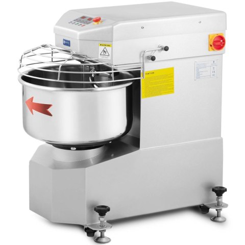 Miesiarka mikser spiralny do ciasta ze stałą dzieżą 23 l 1300 W Miesiarka mikser spiralny do ciasta ze stałą dzieżą 23 l 1300 W
