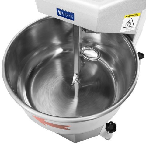 Miesiarka mikser spiralny do ciasta ze stałą dzieżą 23 l 1300 W Miesiarka mikser spiralny do ciasta ze stałą dzieżą 23 l 1300 W