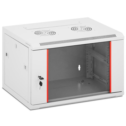 Szafa RACK serwerowa krosownicza wisząca 19'' 6U IP20 do 75 kg 54x40x35 cm Szafa RACK serwerowa krosownicza wisząca 19'' 6U IP20 do 75 kg 54x40x35 cm