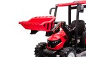 Traktor Na Akumulator Z Przyczepą Hercules Czerwony 24V