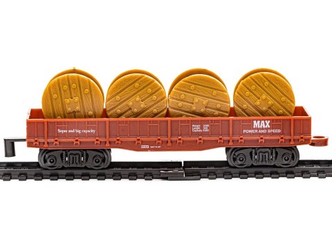 Realistyczna Kolejka Rail King - Parowóz + 3 Wagony Realistyczna Kolejka Rail King - Parowóz + 3 Wagony