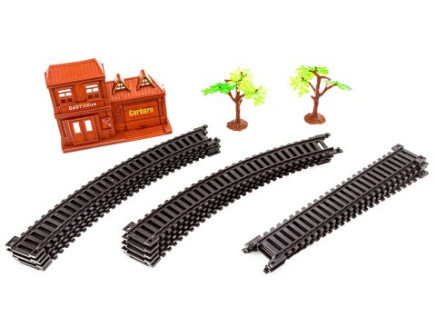 Realistyczna Kolejka Rail King - Parowóz + 3 Wagony Realistyczna Kolejka Rail King - Parowóz + 3 Wagony