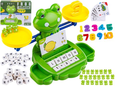 Gra Nauka Liczenia Oraz Angielskiego - Równoważnia Waga Szalkowa Żabka Żaba - Frog Balance Gra Nauka Liczenia Oraz Angielskiego - Równoważnia Waga Szalkowa Żabka Żaba - Frog Balance