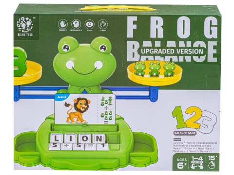 Gra Nauka Liczenia Oraz Angielskiego - Równoważnia Waga Szalkowa Żabka Żaba - Frog Balance Gra Nauka Liczenia Oraz Angielskiego - Równoważnia Waga Szalkowa Żabka Żaba - Frog Balance