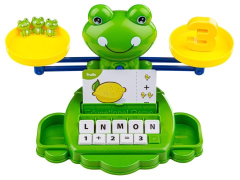 Gra Nauka Liczenia Oraz Angielskiego - Równoważnia Waga Szalkowa Żabka Żaba - Frog Balance Gra Nauka Liczenia Oraz Angielskiego - Równoważnia Waga Szalkowa Żabka Żaba - Frog Balance