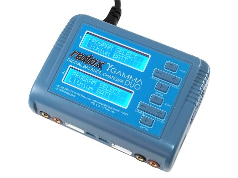 Ładowarka Redox GAMMA DUO z wbudowanym zasilaczem Ładowarka Redox GAMMA DUO z wbudowanym zasilaczem