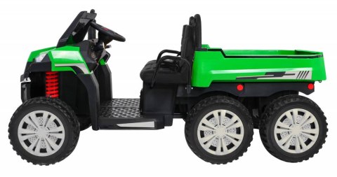 Autko Farmer Truck dla 2 dzieci Zielony + Napęd 4x4 + Pilot + Kiper + Audio LED Autko Farmer Truck dla 2 dzieci Zielony + Napęd 4x4 + Pilot + Kiper + Audio LED