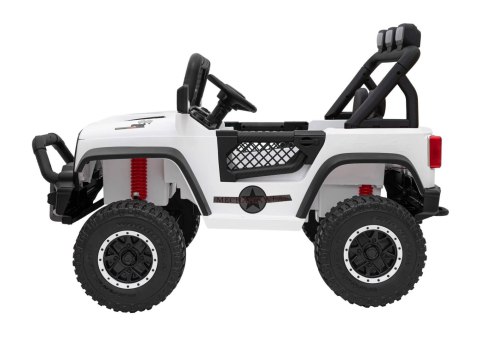 Autko terenowe Geoland Power dla 2 dzieci Biały + Pilot + Silniki 2x200W + Bagażnik + Radio MP3 + LED Autko terenowe Geoland Power dla 2 dzieci Biały + Pilot + Silniki 2x200W + Bagażnik + Radio MP3 + LED