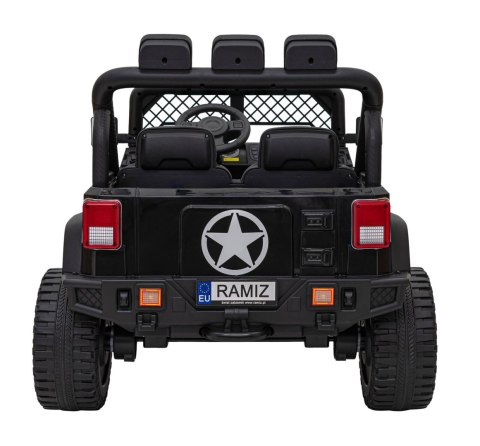 Autko terenowe Geoland Power dla 2 dzieci Czarny + Pilot + Silniki 2x200W + Bagażnik + Radio MP3 + LED Autko terenowe Geoland Power dla 2 dzieci Czarny + Pilot + Silniki 2x200W + Bagażnik + Radio MP3 + LED