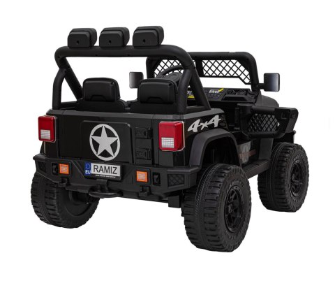 Autko terenowe Geoland Power dla 2 dzieci Czarny + Pilot + Silniki 2x200W + Bagażnik + Radio MP3 + LED Autko terenowe Geoland Power dla 2 dzieci Czarny + Pilot + Silniki 2x200W + Bagażnik + Radio MP3 + LED