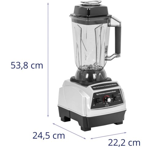 Blender kielichowy z trybem pulsacyjnym 2 l 24500 obr./min 1500 W Blender kielichowy z trybem pulsacyjnym 2 l 24500 obr./min 1500 W