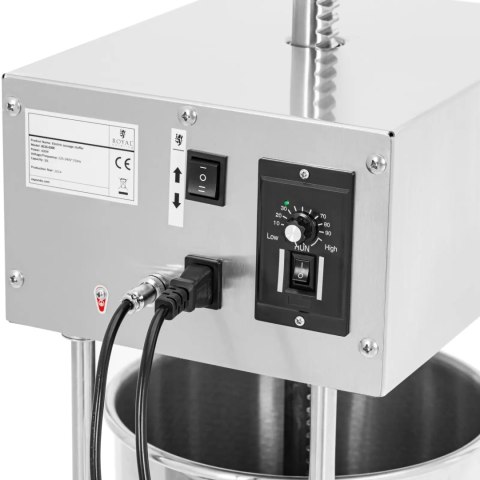 Nadziewarka do kiełbas elektryczna pionowa 4 lejki 30 l 400 W Nadziewarka do kiełbas elektryczna pionowa 4 lejki 30 l 400 W