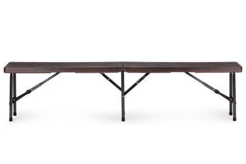 Zestaw cateringowy stół bankietowy 180cm + 2 ławki brąz ModernHome Zestaw cateringowy stół bankietowy 180cm + 2 ławki brąz ModernHome