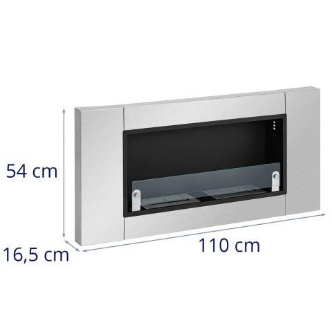 Biokominek ścienny na etanol 2 x 1.5 l 110 x 54 cm Biokominek ścienny na etanol 2 x 1.5 l 110 x 54 cm